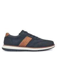 Sneakersy męskie - Sneakersy Rieker 04400-14 Granatowy - miniaturka - grafika 1