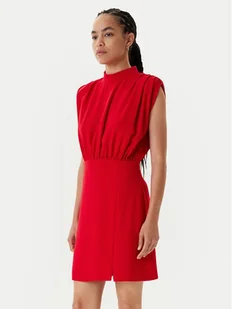 Morgan Sukienka koktajlowa 251-RESTY.F Czerwony Slim Fit - Sukienki - miniaturka - grafika 1