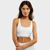 Bielizna sportowa damska - Stanik Fitness SIROKO Balance White Biały Kobieta - miniaturka - grafika 1