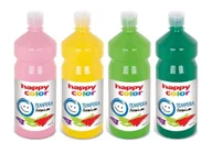 Farby i media malarskie - Zestaw farb tempera Wiosenny 4x1L Happy Color - miniaturka - grafika 1