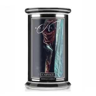 Carnage - Kringle Candle - duża świeca z dwoma knotami (624g) - seria Halloween - Świece - miniaturka - grafika 1