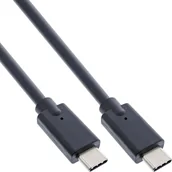 Kable USB - Kabel InLine USB 3.2 Gen.2, USB Type-C męski/męski, czarny - 2m - miniaturka - grafika 1