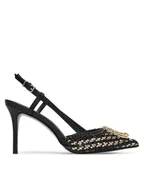 Czółenka - Just Cavalli Szpilki 80RA3S14 ZSE38 Czarny - miniaturka - grafika 1