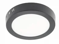 Oprawy, klosze i abażury - Oprawa downlight LED natynkowa okrągła 13W b.neutralna 4000K (1020lm) ORIS PLUS czarna Ø17cm GTV (10) - miniaturka - grafika 1