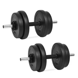 vidaXL 14-częściowy zestaw hantli 20 kg vidaXL - Hantle i ciężarki - miniaturka - grafika 1