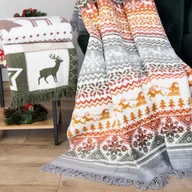 Koce - Świąteczny koc 150x200 Sanie Mikołaja Darymex - miniaturka - grafika 1