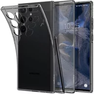 Etui i futerały do telefonów - Spigen Etui Liquid Crystal do Samsung Galaxy S23 Ultra Przezroczysto-szary - miniaturka - grafika 1