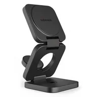 Ładowarki do telefonów - Bezprzewodowa ładowarka CubeNest E310 Pro 3v1 s podporou uchycení MagSafe, 20 W (E310GY) Szara - miniaturka - grafika 1