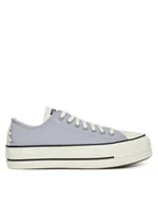 Trampki damskie - Converse Trampki Chuck Taylor All Star Lift Platform Crafted Laces A12553C Fioletowy - miniaturka - grafika 1