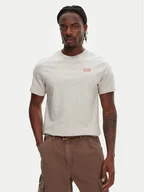 Koszulki męskie - Hunter T-Shirt Tavish HARM0082251 Szary Regular Fit - miniaturka - grafika 1