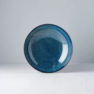 Miski i półmiski - MIJ Duża płytka miska Indigo Blue 21 cm 600 ml MIJ - miniaturka - grafika 1