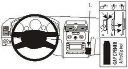 ProClip do Volkswagen Touran 03-15 - Uchwyty samochodowe do telefonów - miniaturka - grafika 1