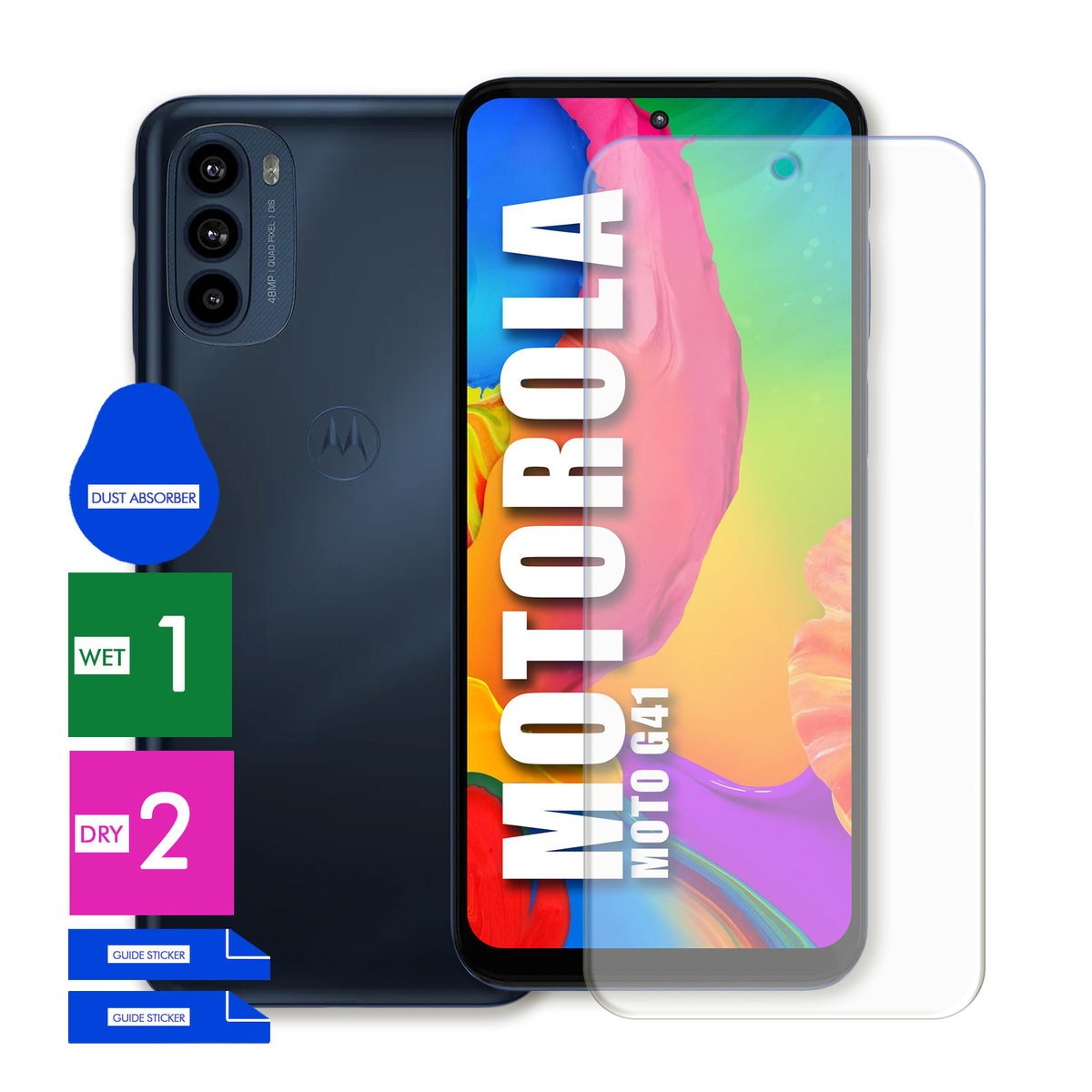 SZKŁO OCHRONNE DO MOTOROLA MOTO G41 NA TELEFON EKRAN SZYBKA PANCERNE