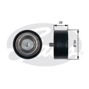 rolka kierunkowa / prowadząca, pasek klinowy zębaty Gates T36486 - Rolki i napinacze - miniaturka - grafika 1