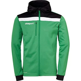 Uhlsport Offense 23 kurtka dziecięca z kapturem, zielona/czarna/biała, 128 - Kurtki i płaszcze dla chłopców - miniaturka - grafika 1