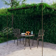 Kratki i pergole - vidaXL Pergola ogrodowa, antyczny brąz, 4x3x2,5 m, żelazo - miniaturka - grafika 1