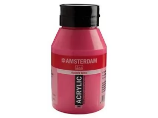 Talens Amsterdam, farba akrylowa, 1000 ml, Róż chinakrydonowy - Przybory szkolne - miniaturka - grafika 2