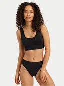 Biustonosze - Hanro Biustonosz top Touch Feeling 71806 Czarny - miniaturka - grafika 1