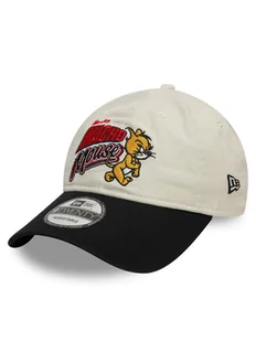 New Era Czapka z daszkiem Tom & Jerry 9TWENTY 60595266 Beżowy - Czapki dla dzieci - miniaturka - grafika 1
