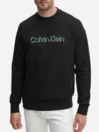 Bluzy męskie - Bluza bez kaptura męska Calvin Klein K10K113081-PC7 XL Czarna (8720109937572) - miniaturka - grafika 1