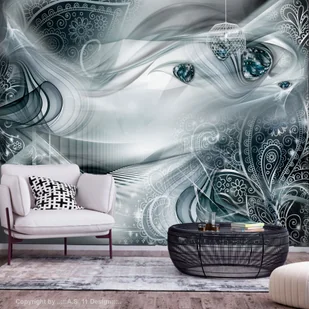 Fototapeta samoprzylepna - Jesienne wieczory (turkusowy) (rozmiar 98x70) - Fototapety - miniaturka - grafika 1