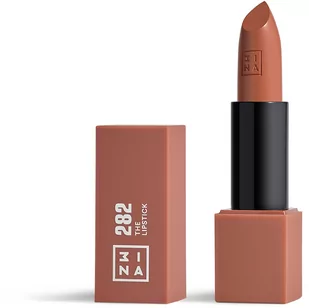 3ina 3INA Makeup  Vegan  Cruelty Free  The Lipstick 282  jasnobrązowy matowy  pomadka do ust 5 h  matowa  szminka do ust o wysokiej pigmentacji  matowa, intensywna farba  kremowy zapach wanilii - Szminki - miniaturka - grafika 1