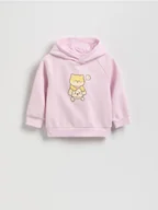 Bluzy dla dziewczynek - Reserved - Bluza z nadrukiem - pastelowy róż - miniaturka - grafika 1