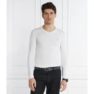 Koszulki męskie - GUESS Longsleeve | Slim Fit - miniaturka - grafika 1