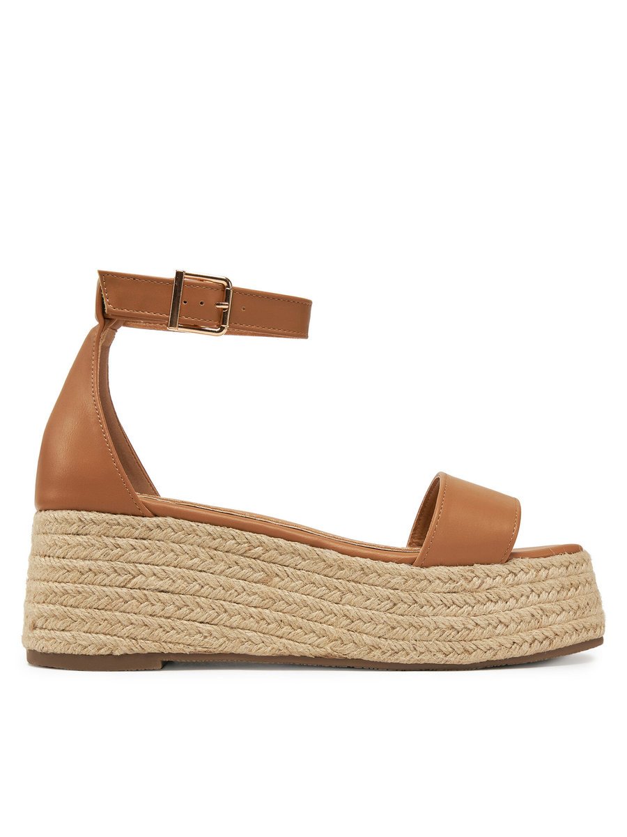 Deezee Espadryle Damskie Brązowy Q020