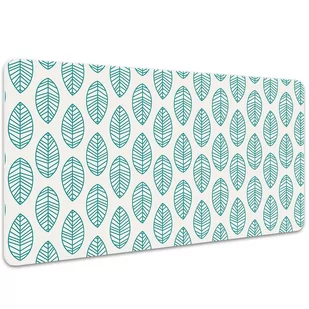 Ochronna podkładka na biurko Liście wzór 100x50 cm, Dywanomat - Podkładki na biurko - miniaturka - grafika 1
