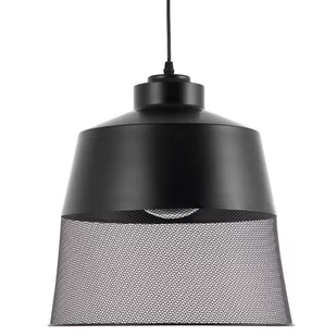 Beliani Lampa wisząca czarna MUGA - Lampy sufitowe - miniaturka - grafika 1