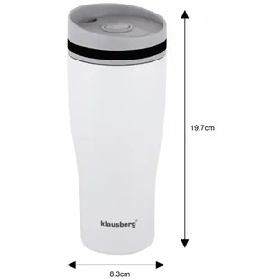 Termiczny Kubek 380ml Click Clack Klausberg Kb-7619 Lumarko! - Kubki termiczne - miniaturka - grafika 5