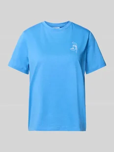 T-shirt z okrągłym dekoltem model ‘SYBIL’ - Koszulki i topy damskie - miniaturka - grafika 1