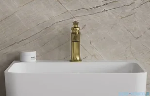 Omnires Armance bateria umywalkowa mosiądz szczotkowany AM5210BSB | - Baterie umywalkowe - miniaturka - grafika 3