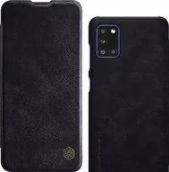 Etui i futerały do telefonów - Nillkin Etui z klapką do Galaxy A31 czarne - miniaturka - grafika 1