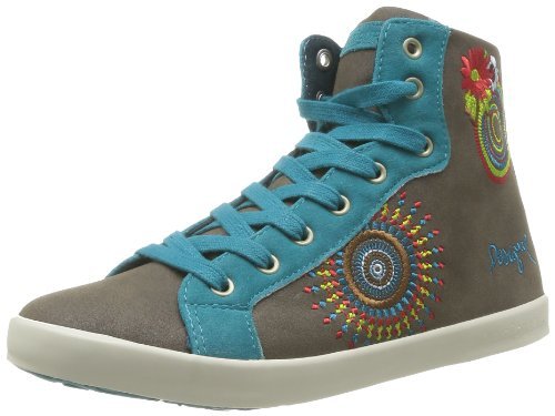 Desigual Sneakers Roby 2, modne trampki damskie, brązowy, 37 EU