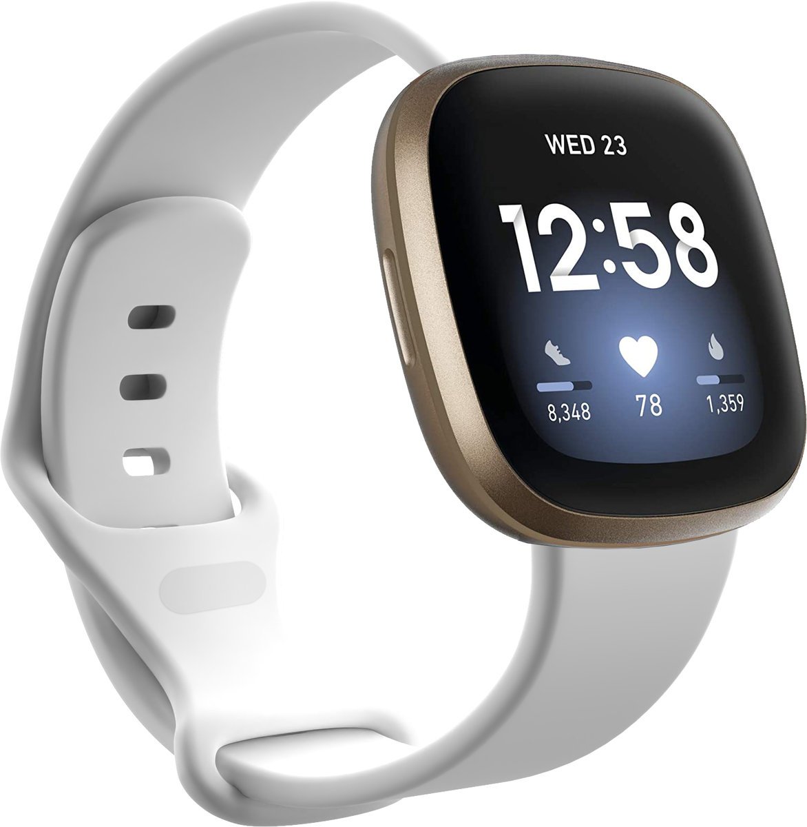 ORYGINALNY ZAMIENNY WYMIENNY PASEK OPASKA BRANSOLETA YIVO DO ZEGARKA SMARTWATCH FITBIT VERSA 3 / 4 / SENSE / SENSE 2