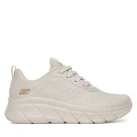Sneakersy damskie - Sneakersy Skechers BOBS B FLEX HI 117385 OFWT Biały - miniaturka - grafika 1