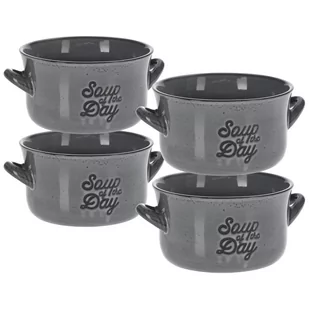 Siaki Collection Miska ceramiczna na zupę płatki owsiankę bulionówka do zupy zestaw komplet 4 sztuki 4x650 ml - Miski i półmiski - miniaturka - grafika 1
