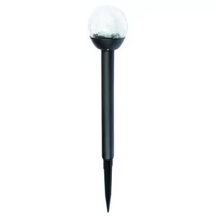 Zestaw lamp solarnych czarnych kula 33,5 cm 4 sztuki - Lampy ogrodowe - miniaturka - grafika 1