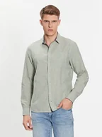 Koszule męskie - Blend Koszula 20715151 Zielony Regular Fit - miniaturka - grafika 1