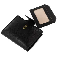 Portfele - Alessio PORTFEL damski PORTMONETKA SKÓRA NATURALNA Pudełko PREZENTOWE - miniaturka - grafika 1