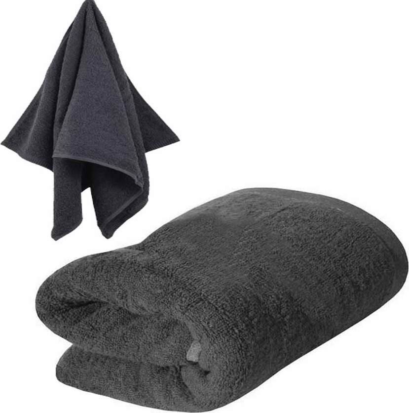 Ręcznik frotte kąpielowy 140X70 gruby bawełniany chłonny 500g RIMINI SZARY