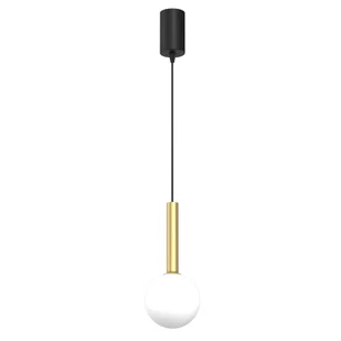 Play lampa wisząca 1xG9 czarna/złota MLP0971 - Lampy sufitowe - miniaturka - grafika 1