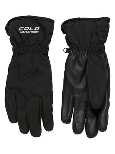 COLD Rękawiczki softshellowe "Cold" w kolorze czarnym - Rękawiczki dla dzieci - miniaturka - grafika 1