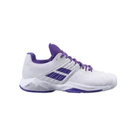 Tenis ziemny - Buty tenisowe damskie Babolat Propulse Fury All Court women white/purple 38 - miniaturka - grafika 1