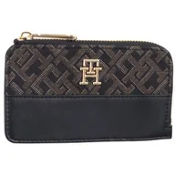 Portfele - Portfel TH Jacquard Slim Wallet AW0AW17152 BDS (TH1150-a) Tommy Hilfiger - miniaturka - grafika 1