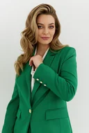 Marynarki i żakiety damskie - Melisa zielona marynarka klasyczna 48 - miniaturka - grafika 1