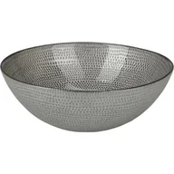 Miski i półmiski - Miska szklana 15 cm srebrna - miniaturka - grafika 1