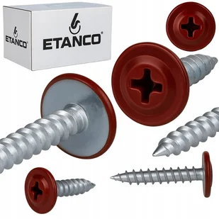 Wkręty podkładkowe Etanco do drewna 4,2x38mm, RAL 3011 GM-S 250szt. - Wkręty Wkręty podkładkowe Etanco do drewna 4,2x38mm, RAL 3011 GM-S 250szt. - Wkręty - miniaturka - grafika 1
